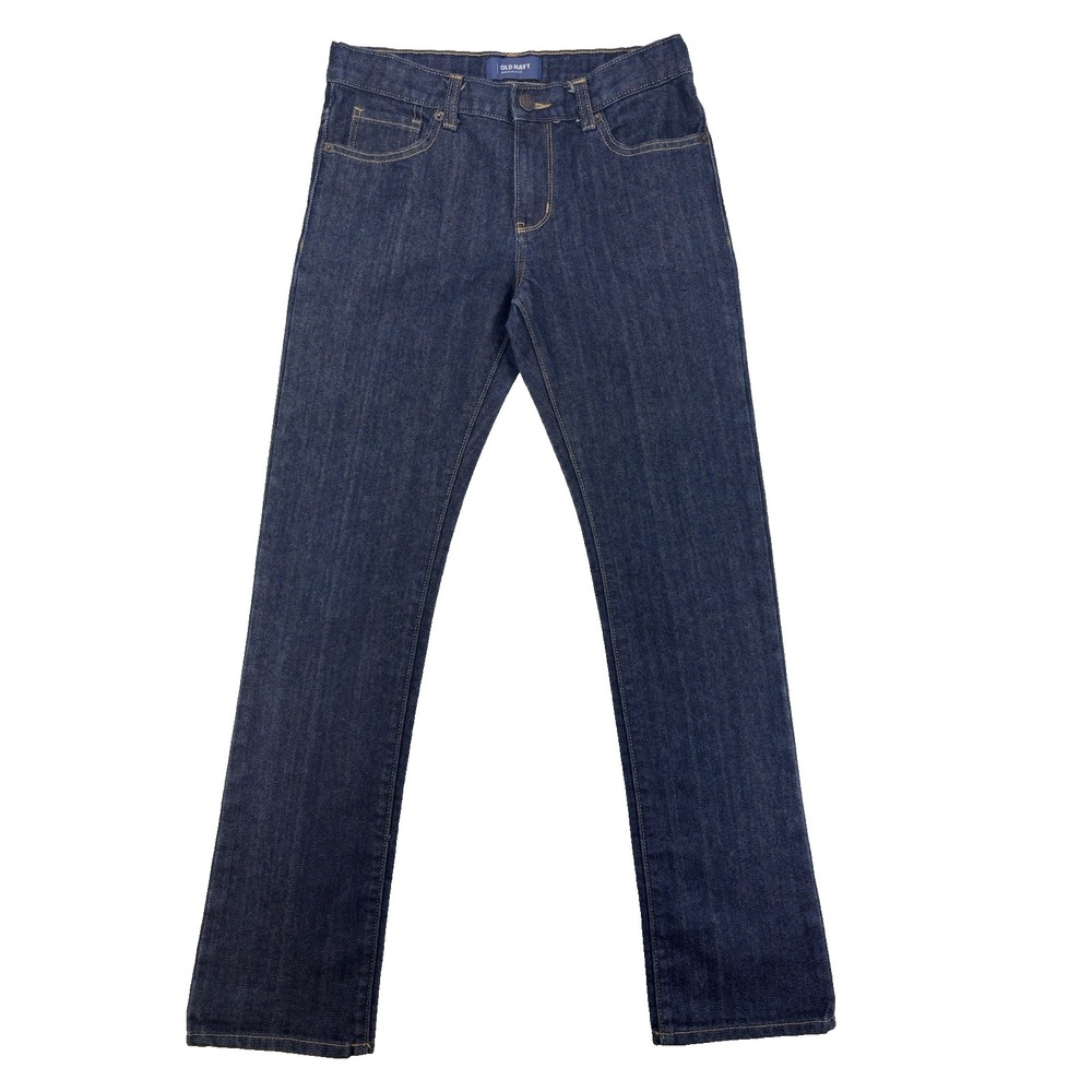 Old Navy Girls 14R Dark Wash Adjustible Waist Skinny Jeans Classic Essential
